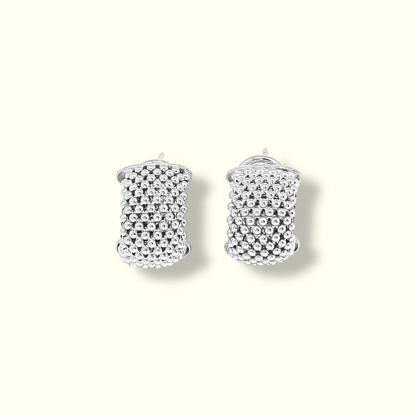 LOUVRE Earrings White