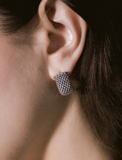 LOUVRE Earrings White