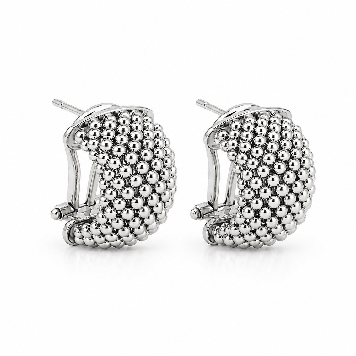 LOUVRE Earrings White